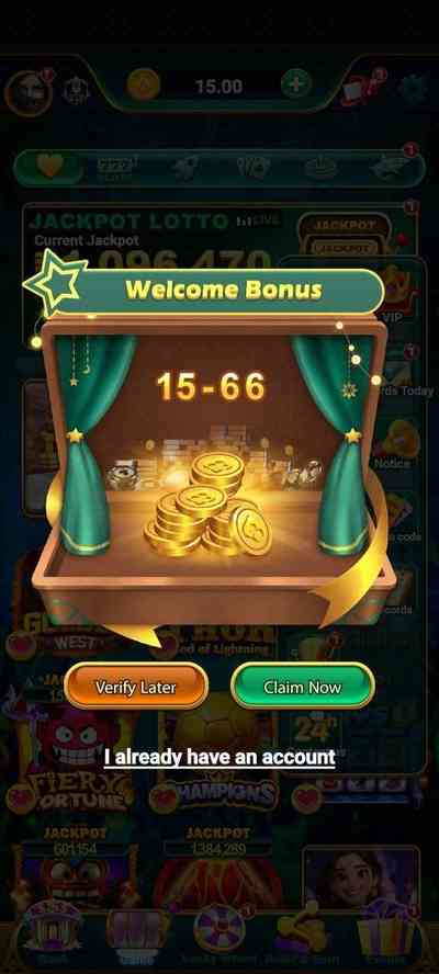 Instant Welcome Bonus